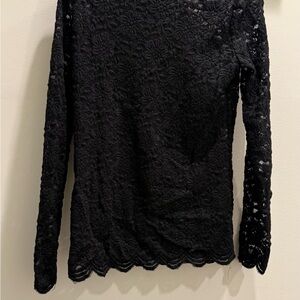 Elegant Black Lace Top